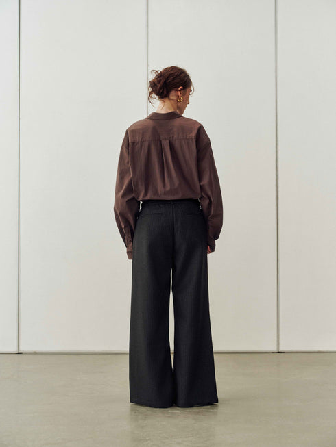 Tailored Wide-Leg Trousers